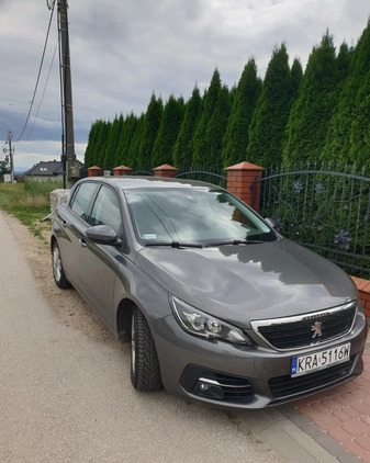 Peugeot 308 cena 53000 przebieg: 59200, rok produkcji 2018 z Kowal małe 67